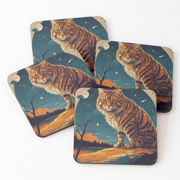 Item preview,  Majestic Cat in a Dreamscape designed and sold by KilianSzmid.