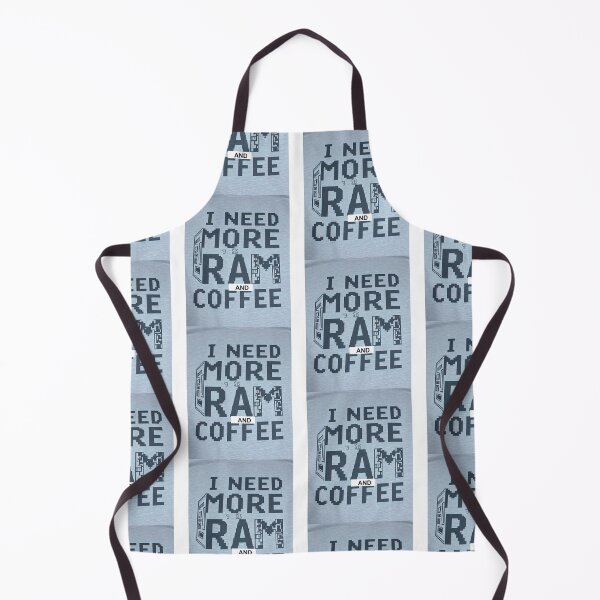 Item preview, Need More Ram and Coffee designed and sold by MaxGlitch.