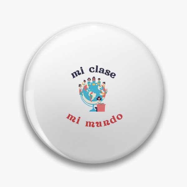 Item preview, Mi clase, mi mundo black and red font designed and sold by madie238.