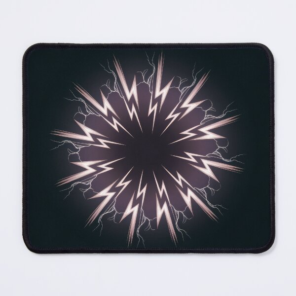 Item preview, Uranian Jagged Lightning Bolts: A Cosmic Energy Circle designed and sold by Kaurisdigital.