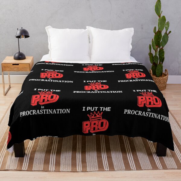 Item preview, Hilarious Procrastination Joke Funny Sarcastic Lazy Quotes designed and sold by MagicSD Designs.