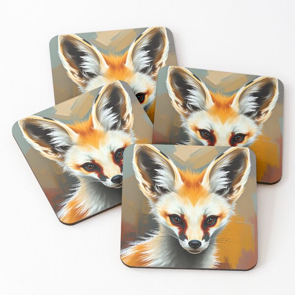 Item preview, Fennec Fox Portrait Animal Desert Wildlife Conservation designed and sold by kakarikihill.