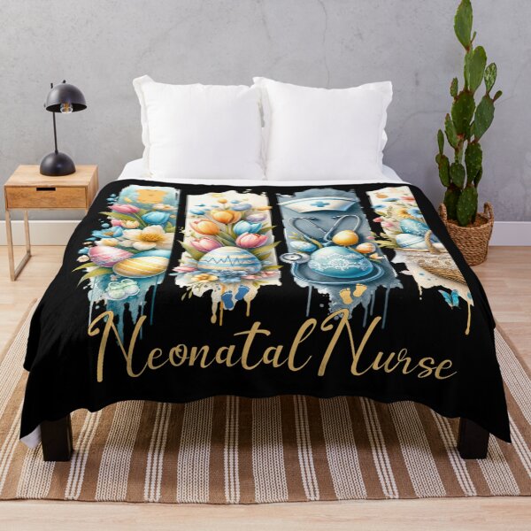 Item preview, Neonatal Nurse Easter Watercolor Art designed and sold by Bliss Find And Design.