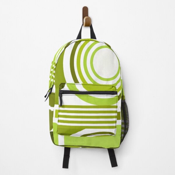 Item preview, Mid-Century Modern Lime Green Bauhaus Retro Pattern designed and sold by DEC02.