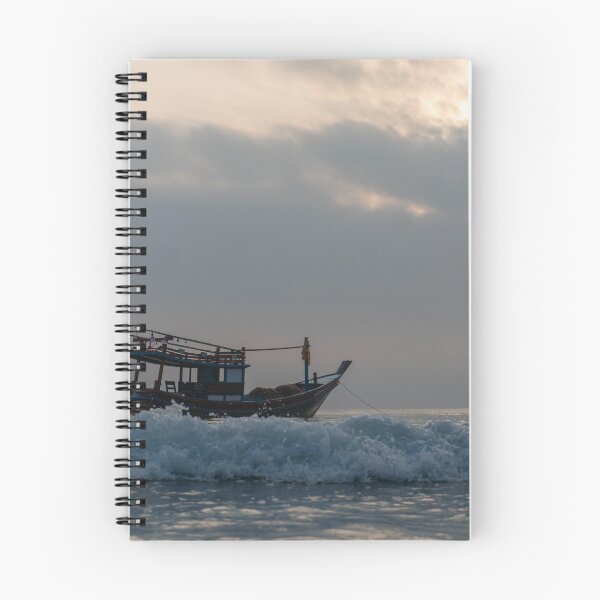 Item preview, Fishing Boat at the Beach designed and sold by PitakChai93.