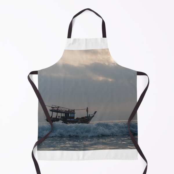 Item preview, Fishing Boat at the Beach designed and sold by PitakChai93.