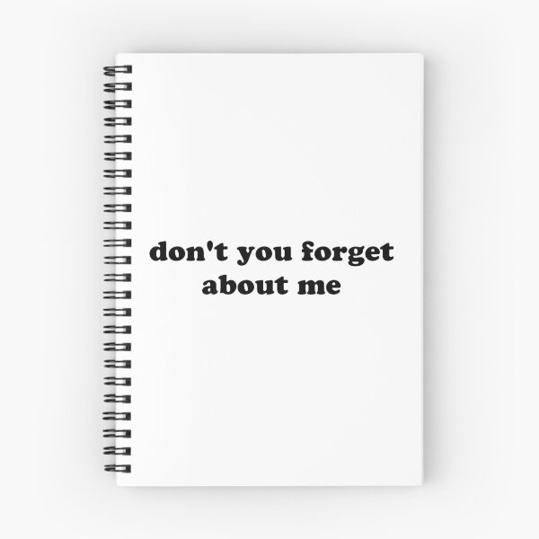 Item preview, Don't You Forget About Me Lyrics designed and sold by wordswithfonts.