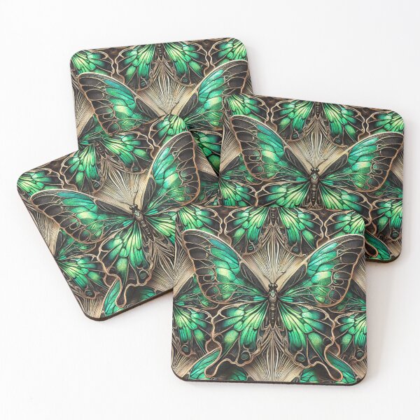Item preview, Emerald Butterfly Elegance designed and sold by Wiredart.