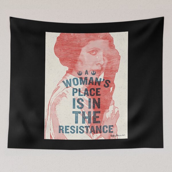 Item preview, Women My Husband Is A Woman'S Place Is In The Resistance Unisex Strong Gift Graphic designed and sold by ChristophPouros.