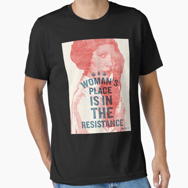 Item preview, Women My Husband Is A Woman'S Place Is In The Resistance Unisex Strong Gift Graphic designed and sold by ChristophPouros.