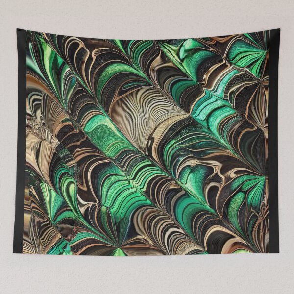 Item preview, Emerald Flow Abstraction designed and sold by Wiredart.