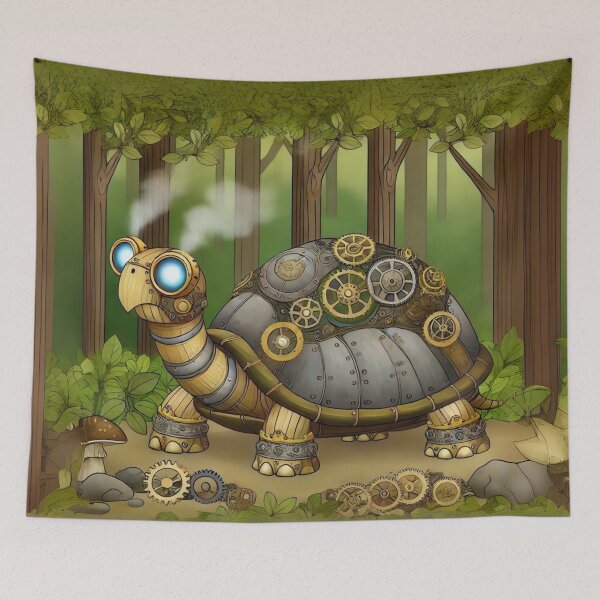 Item preview, Steampunk Mechanical Forest Turtle designed and sold by Sillytoe.