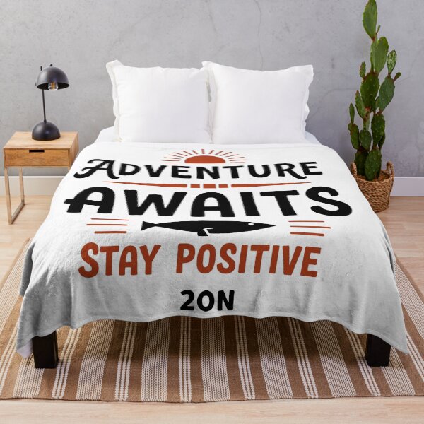 Aperçu de l'œuvre Adventure Awaits & Stay Positive créée et vendue par SBD.