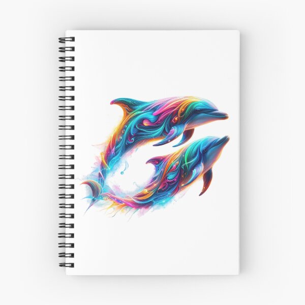 Item preview, The Luminous Dance of Dolphins designed and sold by GloriousArtSKD.