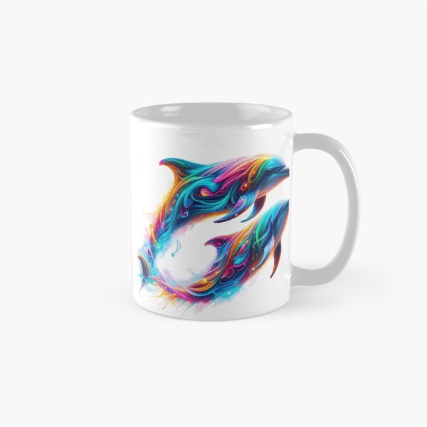 Item preview, The Luminous Dance of Dolphins designed and sold by GloriousArtSKD.