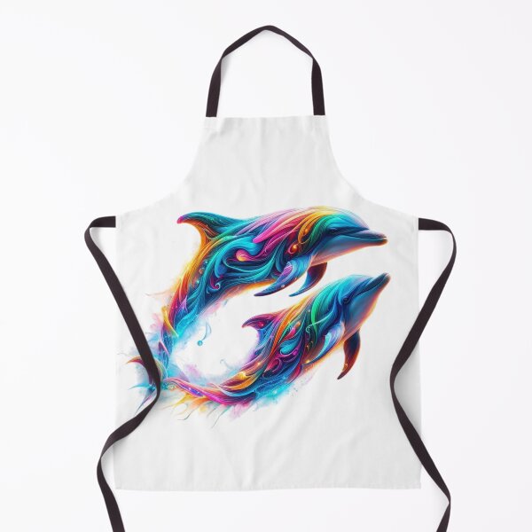 Item preview, The Luminous Dance of Dolphins designed and sold by GloriousArtSKD.