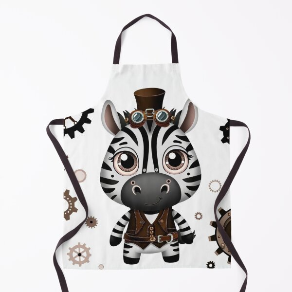 Item preview, Steampunk Zebra with Goggles & Vest designed and sold by Sillytoe.