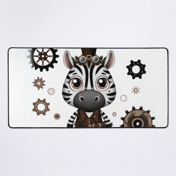 Item preview, Steampunk Zebra with Goggles & Vest designed and sold by Sillytoe.