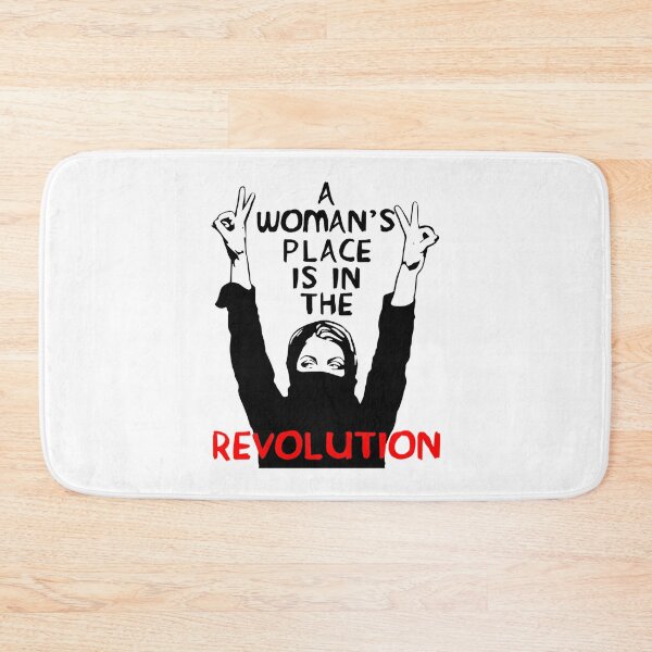 Item preview, Print Trendy Graphic A Woman'S Place Is In The Revolution Feminist Resistance Protest Socialist Retro Fan Art Design  designed and sold by ChristophPouros.