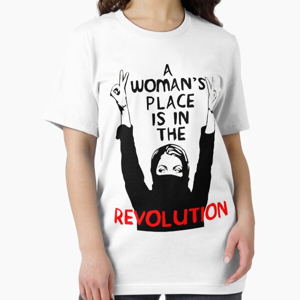 Item preview, Print Trendy Graphic A Woman'S Place Is In The Revolution Feminist Resistance Protest Socialist Retro Fan Art Design  designed and sold by ChristophPouros.