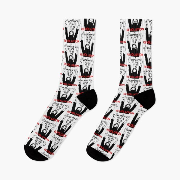 Item preview, Print Trendy Graphic A Woman'S Place Is In The Revolution Feminist Resistance Protest Socialist Retro Fan Art Design  designed and sold by ChristophPouros.