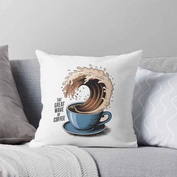 Item preview, The Great Wave Of Coffee designed and sold by Wirtuozo.
