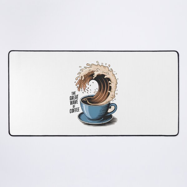 Item preview, The Great Wave Of Coffee designed and sold by Wirtuozo.