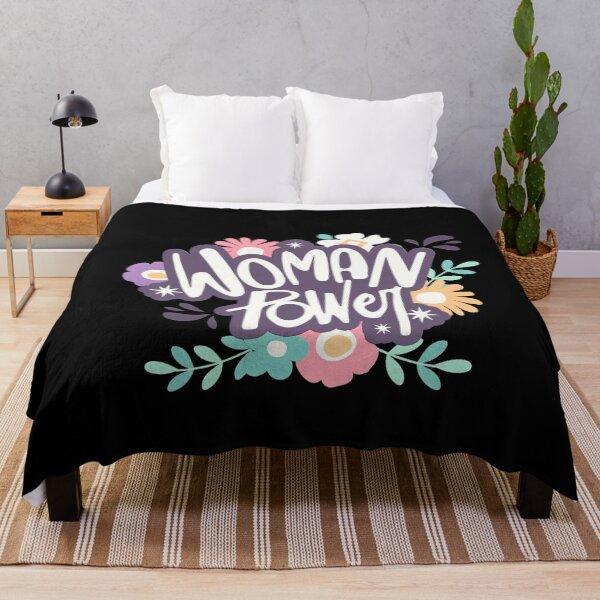 Item preview, Woman Power Blooms: Celebrate Feminine Strength with Floral Flair designed and sold by lojadpop.
