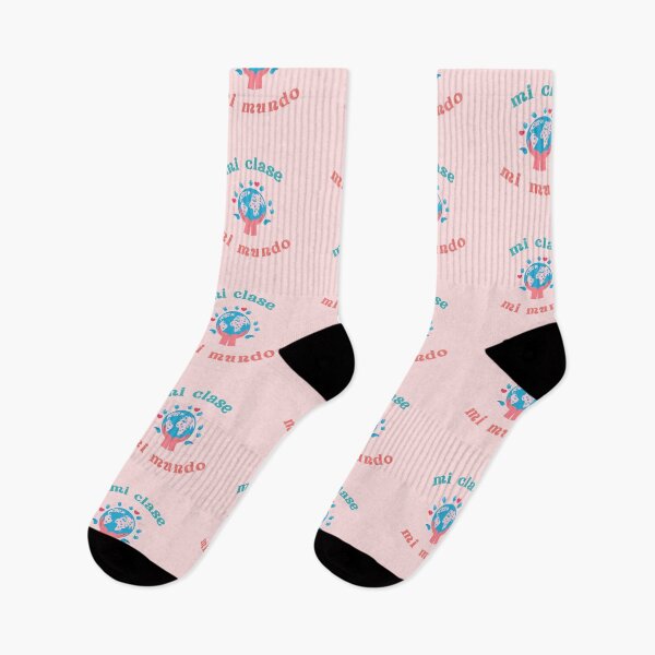 Item preview, mi clase mi mundo- pink and blue designed and sold by madie238.