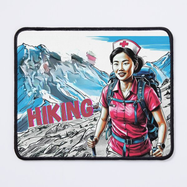 Item preview, Just a nurse who loves hiking designed and sold by Nature's Palette.