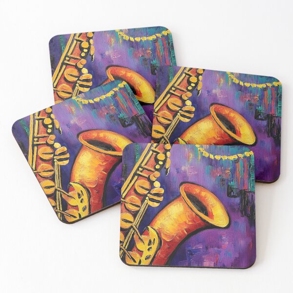 Item preview, Mardi Gras Rhythms - Jazzy Beats, Beads, and Carnival Magic Vivid Abstract Digital Art Generative AI designed and sold by OlfactoART Studio.