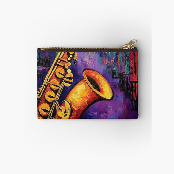 Item preview, Mardi Gras Rhythms - Jazzy Beats, Beads, and Carnival Magic Vivid Abstract Digital Art Generative AI designed and sold by OlfactoART Studio.