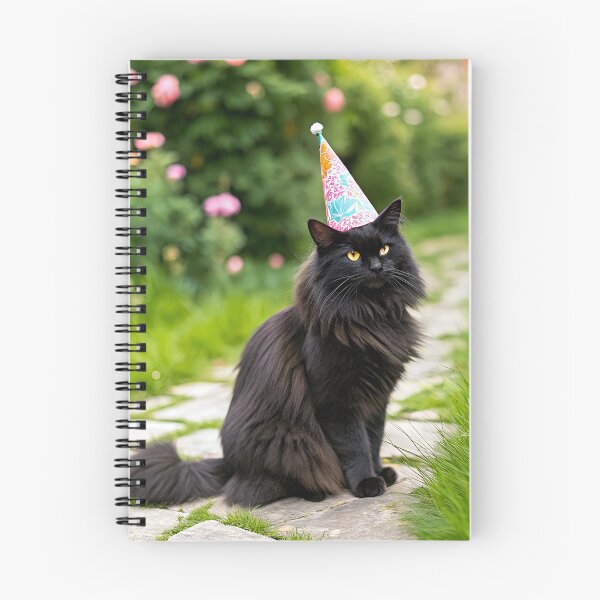 Item preview, Birthday Cat designed and sold by pawprintz.