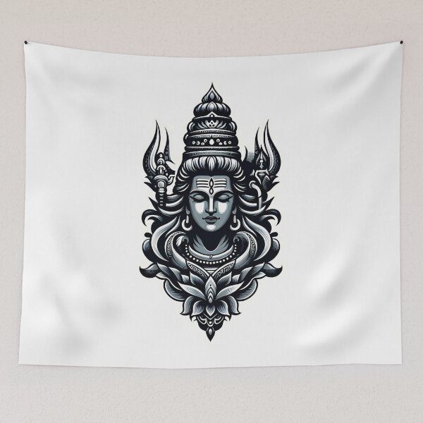 Item preview, Lord Shiva Sacred Illustration - Maha Shivratri  designed and sold by InevitableAum.