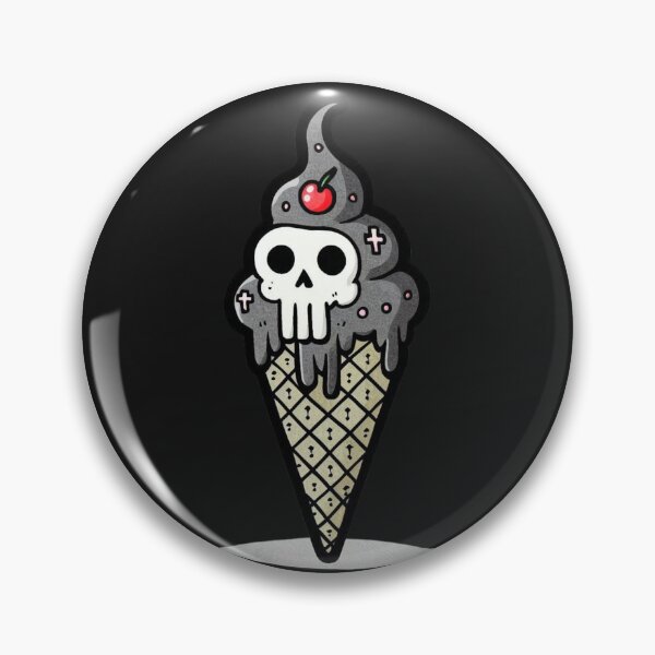 Item preview, Cute Skull Ice cream  designed and sold by DarkWitch03.