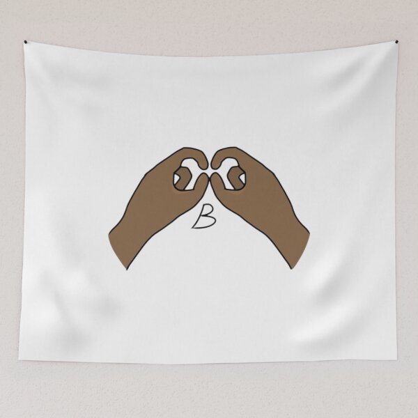 Item preview, BSL letter sign B designed and sold by Artistkhg.