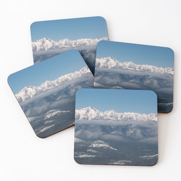 Item preview, Scenic Winter Olympic Mountains designed and sold by flyscenicair.