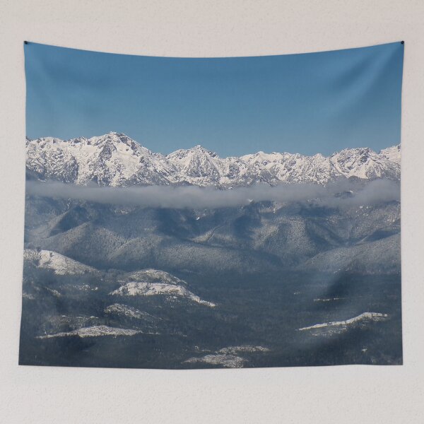 Item preview, Scenic Winter Olympic Mountains designed and sold by flyscenicair.