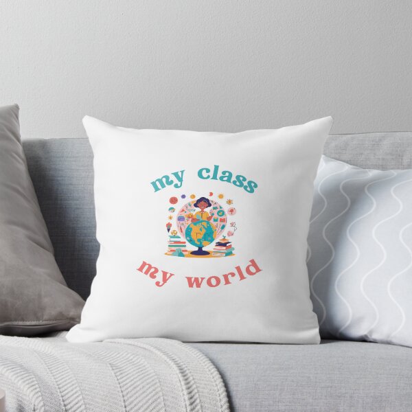 Item preview, Mi clase, mi mundo, rosa y azul. designed and sold by madie238.
