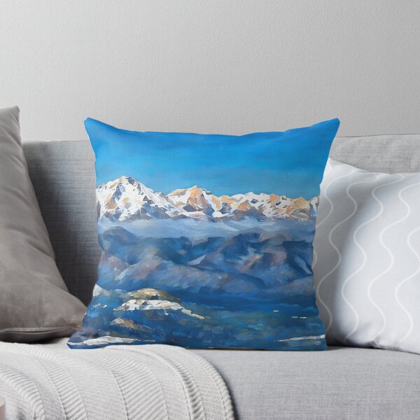 Item preview, Scenic Winter Olympic Mountains (Impressionist) designed and sold by flyscenicair.