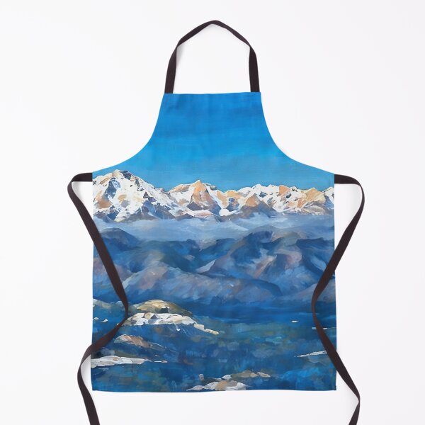 Item preview, Scenic Winter Olympic Mountains (Impressionist) designed and sold by flyscenicair.