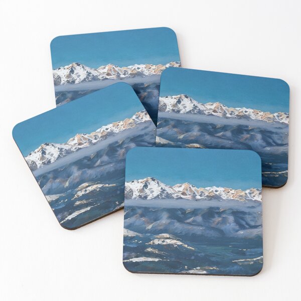 Item preview, Scenic Winter Olympic Mountains (Oil Painting) designed and sold by flyscenicair.