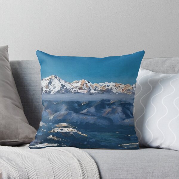 Item preview, Scenic Winter Olympic Mountains (Oil Painting) designed and sold by flyscenicair.