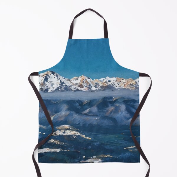 Item preview, Scenic Winter Olympic Mountains (Oil Painting) designed and sold by flyscenicair.