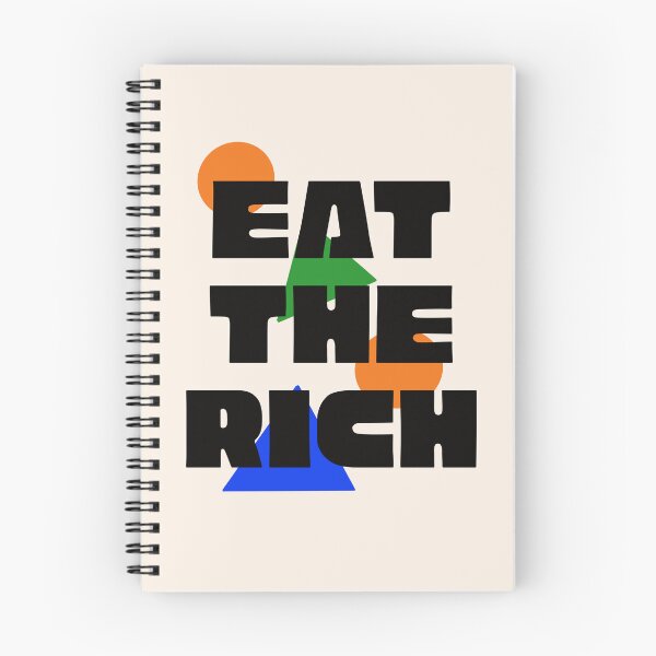 Item preview, EAT THE RICH BAUHAUS PRINT SHIRT  designed and sold by aydapadi.