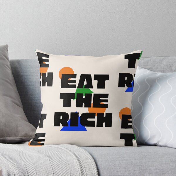 Item preview, EAT THE RICH BAUHAUS PRINT SHIRT  designed and sold by aydapadi.