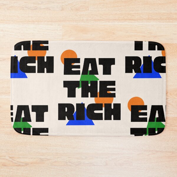 Item preview, EAT THE RICH BAUHAUS PRINT SHIRT  designed and sold by aydapadi.