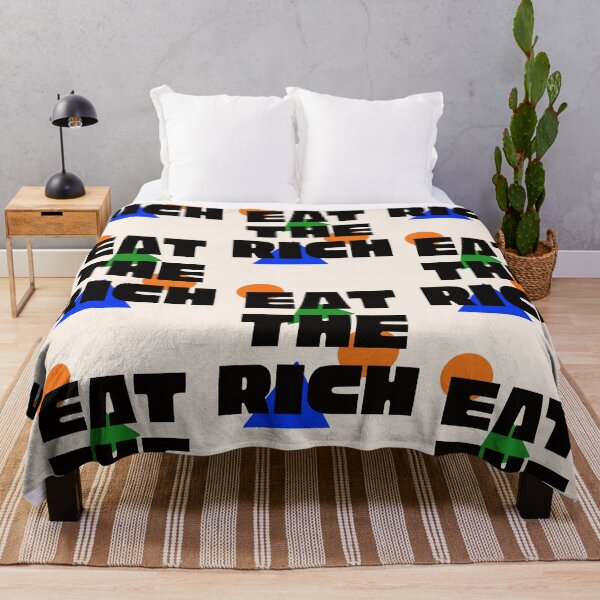 Item preview, EAT THE RICH BAUHAUS PRINT SHIRT  designed and sold by aydapadi.