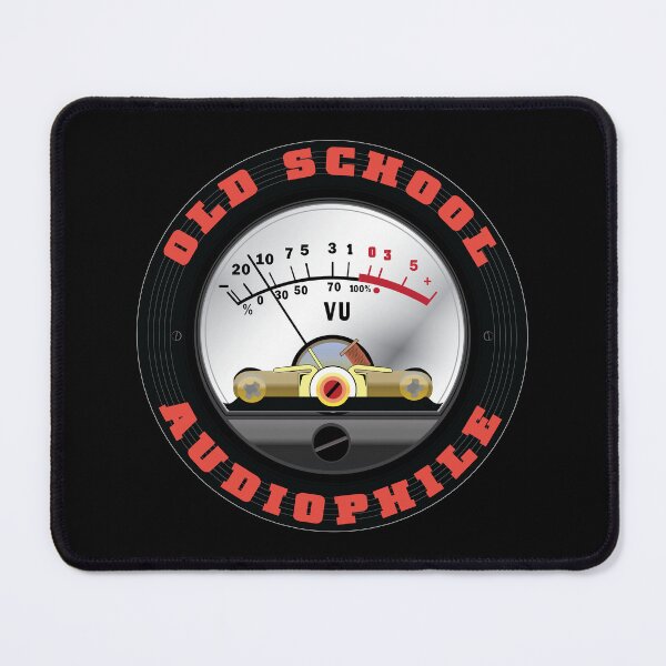 Item preview, Old School Audiophile VU Meter Badge designed and sold by RRMStudios.