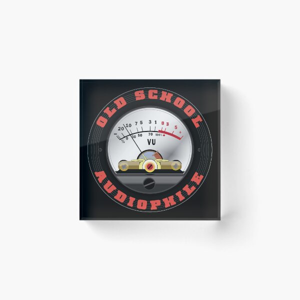 Item preview, Old School Audiophile VU Meter Badge designed and sold by RRMStudios.